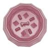 Slow Feeder Dog Bowls Food Grade Prevent Chocking Digestive Aid Dog Slow Feeding Puzzle Bowl for Dogs Cats Purple
