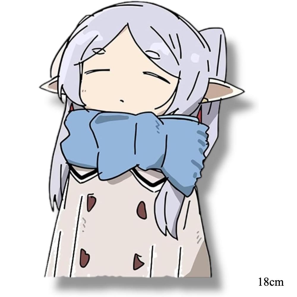 Frieren Anime Car Sticker Waterproof Vinyl Decal Featuring Frieren from “Frieren: Beyond Journey’s End” sticker