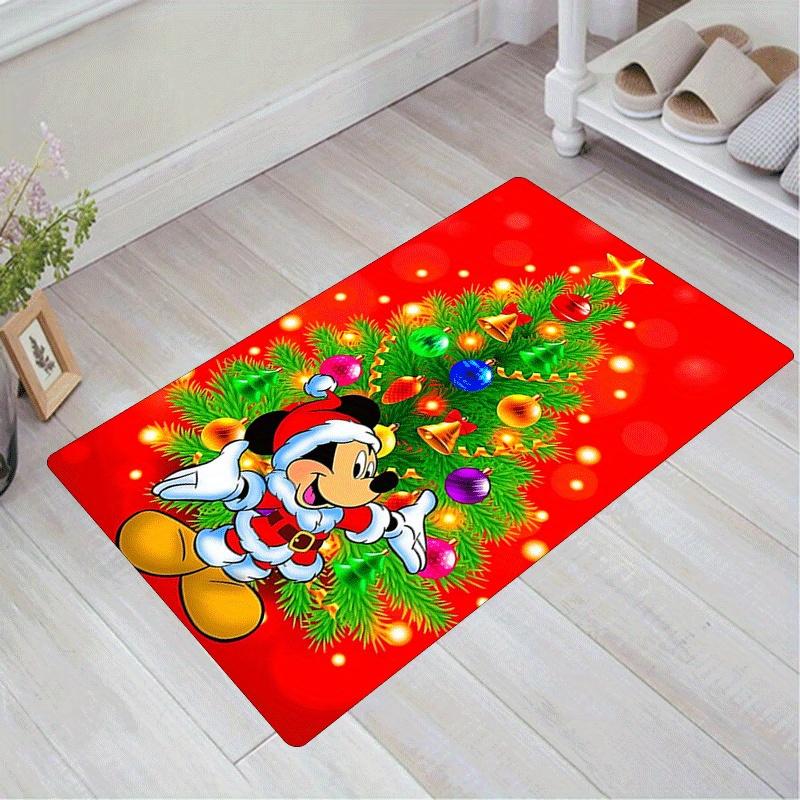 

1pc Mickey Pattern Area Rug Soft Flannel Floor Mat for Living Room,Office,Bedroom and Carpet,Sofa Coffee Table Floor Mat 60cm by 90cm