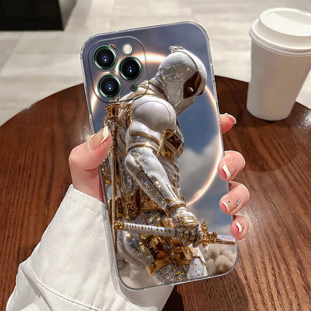 Coque de téléphone Marvel Spider-Man Iron Man Black Panther Pour iPhone 17 Pro Max 17E 11 12 13 14 15 16 Pro Max Plus 17 Air 16E XS Housse Souple