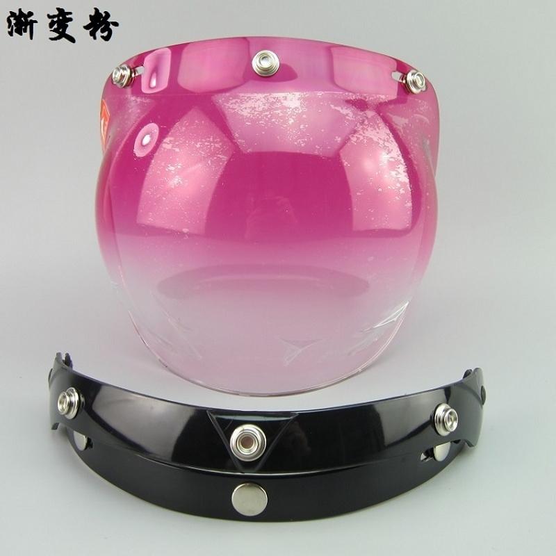 helmet bubble visor top quality open face motorcycle helmet visor 12 color available vintage helmet windshield shield