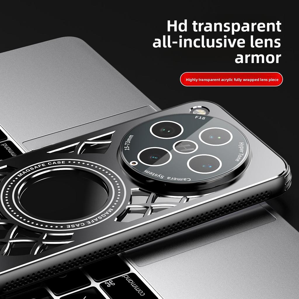 For OPPO Find X8 Ultra Case Hard alloy heat dissipation magnetic Protective back cover for Find X8 Pro X8S+ Plus Phone Shell
