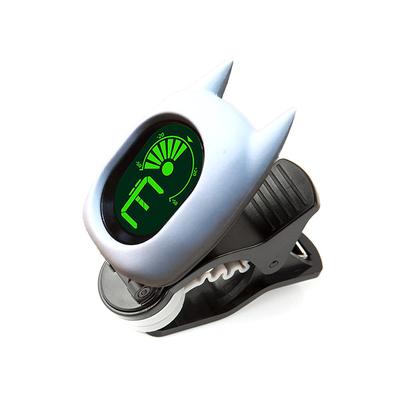 SWIFF Clip-on Tuner, Character Tuner, Bat Design A72 BAT TUNER GRAY