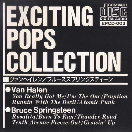 

CD VAN HALEN BRUCE SPRINGSTEEN Exciting Pops Collection EPCD003 Japan Rock Used