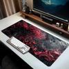 Übergroße Gaming-Schreibtischmatte Roter Drache Pflaumenblüten-Tuscheprint Rutschfeste Gummi-Verriegelungskanten-Matte für Laptop, Büro, Schreibtischzubehör