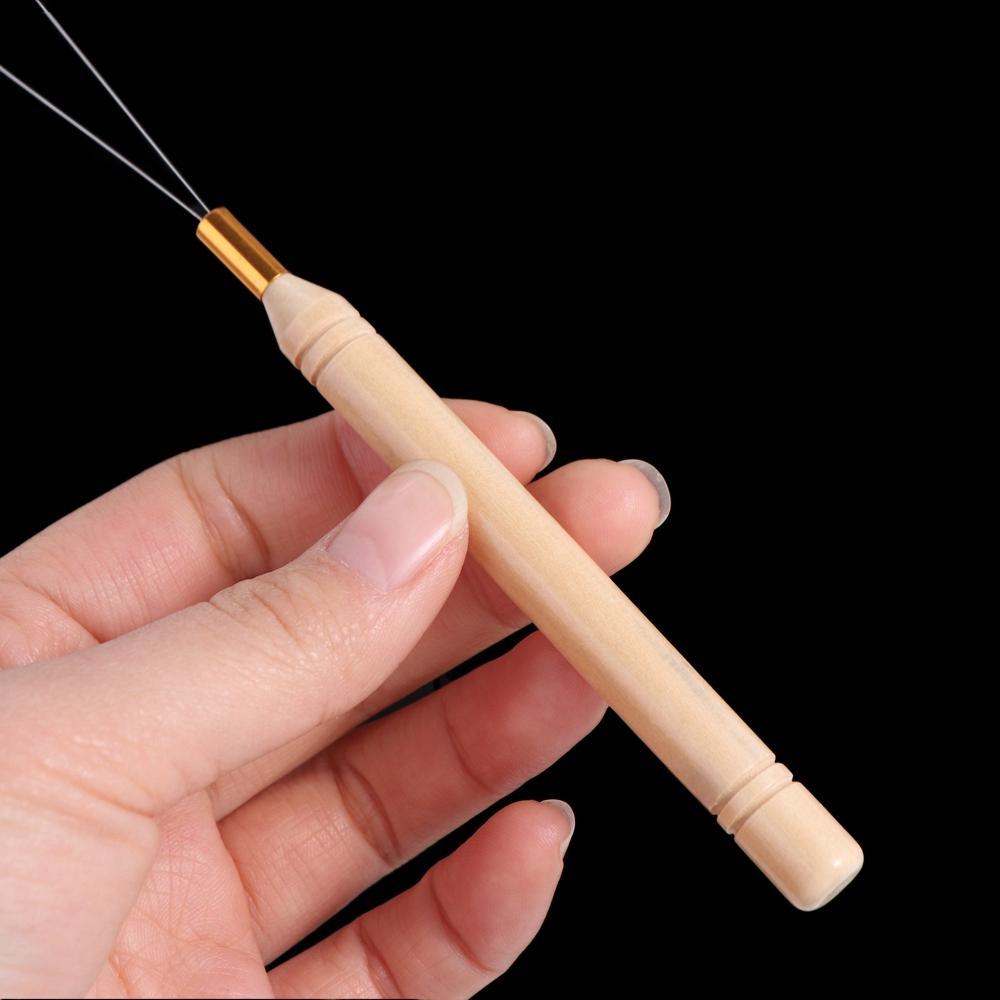 5pcs/set Professional Micro Rings Loop Tool Metal Hair Extensions Loop  for Human Hair