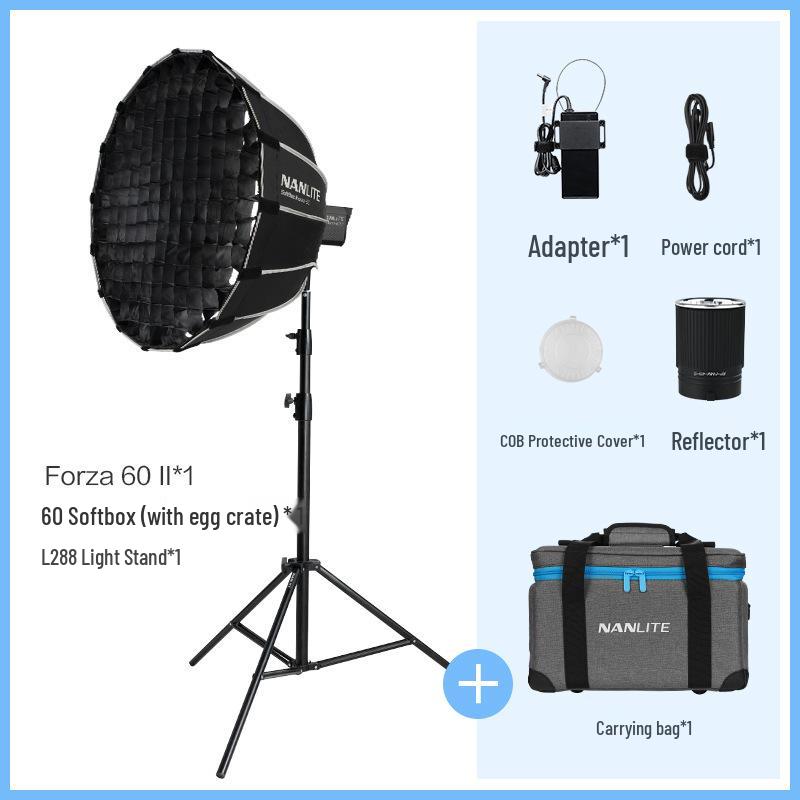Nanlite Forza 60/60B II Bi-color Spotlight Kit for Photography and Outdoor Shooting