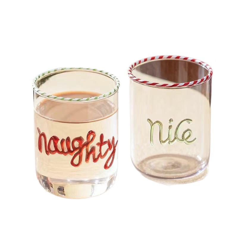 Shangkye Naughty Square Glass Water Cup Set