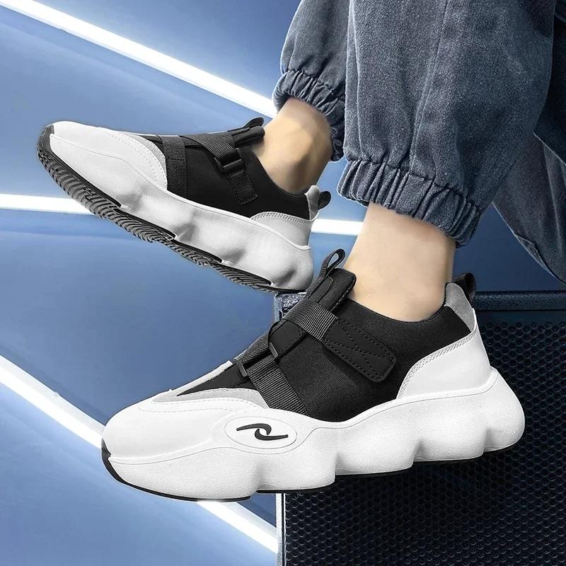 Men's Sneakers 2025 Summer New Men Fashion Designer Breathable Footwear Vulcanized Shoes Running Outdoor Non-slip Running Shoes