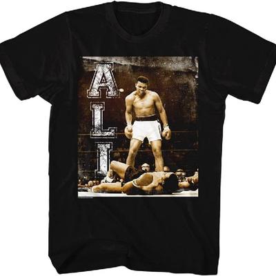American Classics Muhammad Ali 60s Holler At Your Boy Knockout Adult T-Shirt Tee