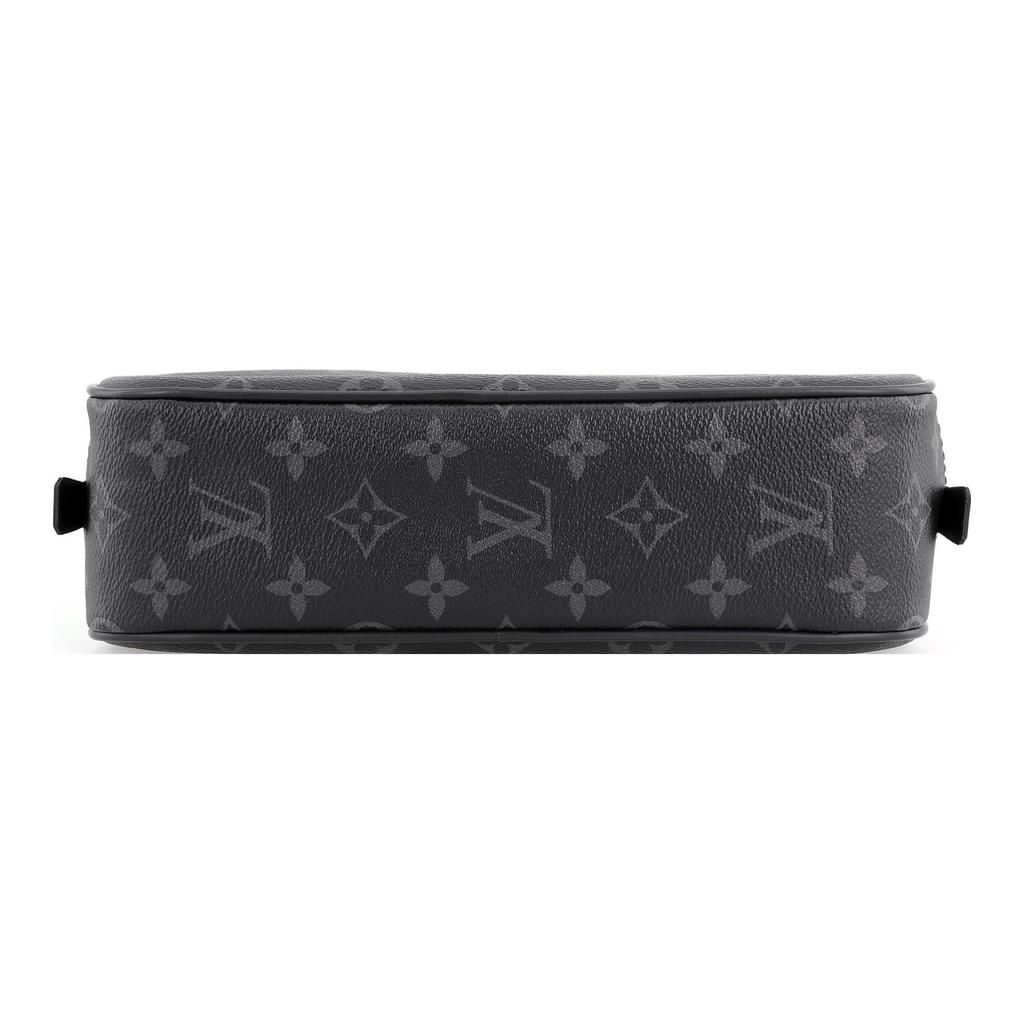 Louis Vuitton Monogram Eclipse Płócienna Kopertówka Kopertówka Unisex Czarna M43383