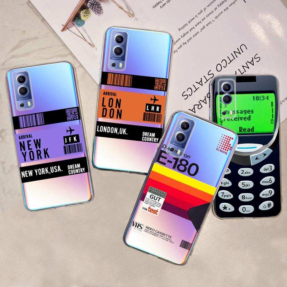 For Vivo Y72 5G V2041 Phone Case  For Vivo Y52 5G V2053 Mobile Back Cover Soft TPU Silicone Shockproof Clear Capa VivoY72 Y52 5G