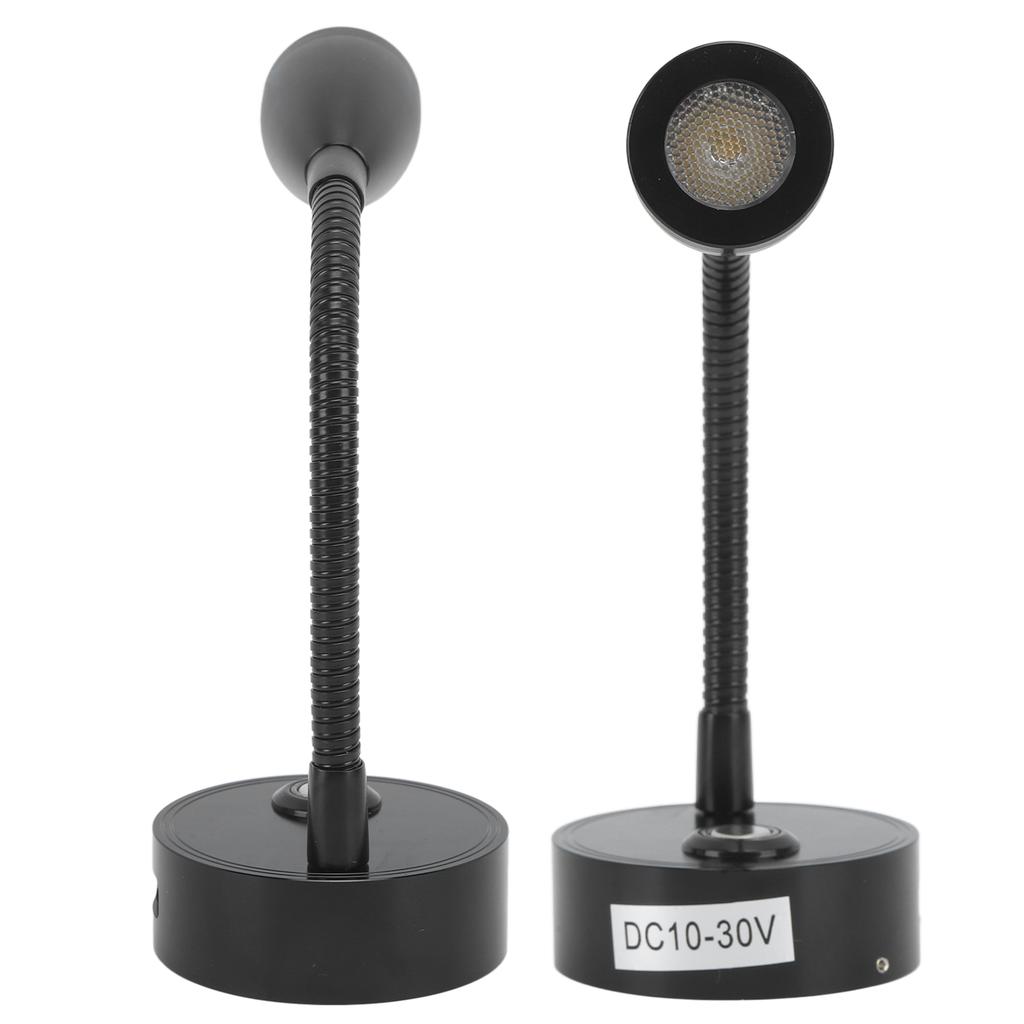 Reading Light DC10V to 30V High Brightness Adjustable Color Temperature LED RV Bedside Lamp for Trucks Campers Ships
