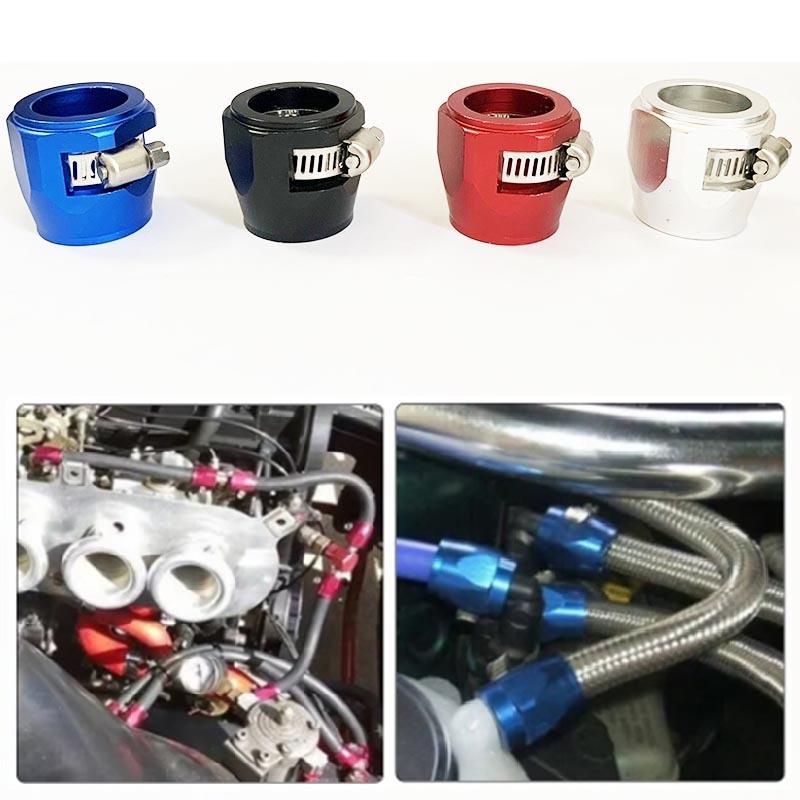 Car Hose Clamps for Radiator Modified Fuel Pipe Clip AN4 AN6 AN8 AN10 AN12 Tube Buckle Oil Cooler Adapter Hose Fittings