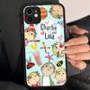 Charlie And Lola Anime For Silicone Matte Phone Case For IPhone 16 Pro Max 15 14 13 12 11 X XS MAX