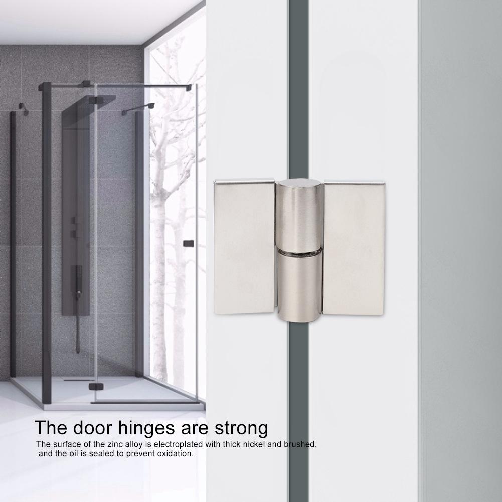 2Pcs Set Door Hinge Replacement Hardware Accessories for Bathroom Door Partition