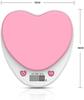 Digital Scale with Tare Function, Compact and Precision Electronic Balance for Kitchen Use, Cooking, Baking, etc. (Pink)