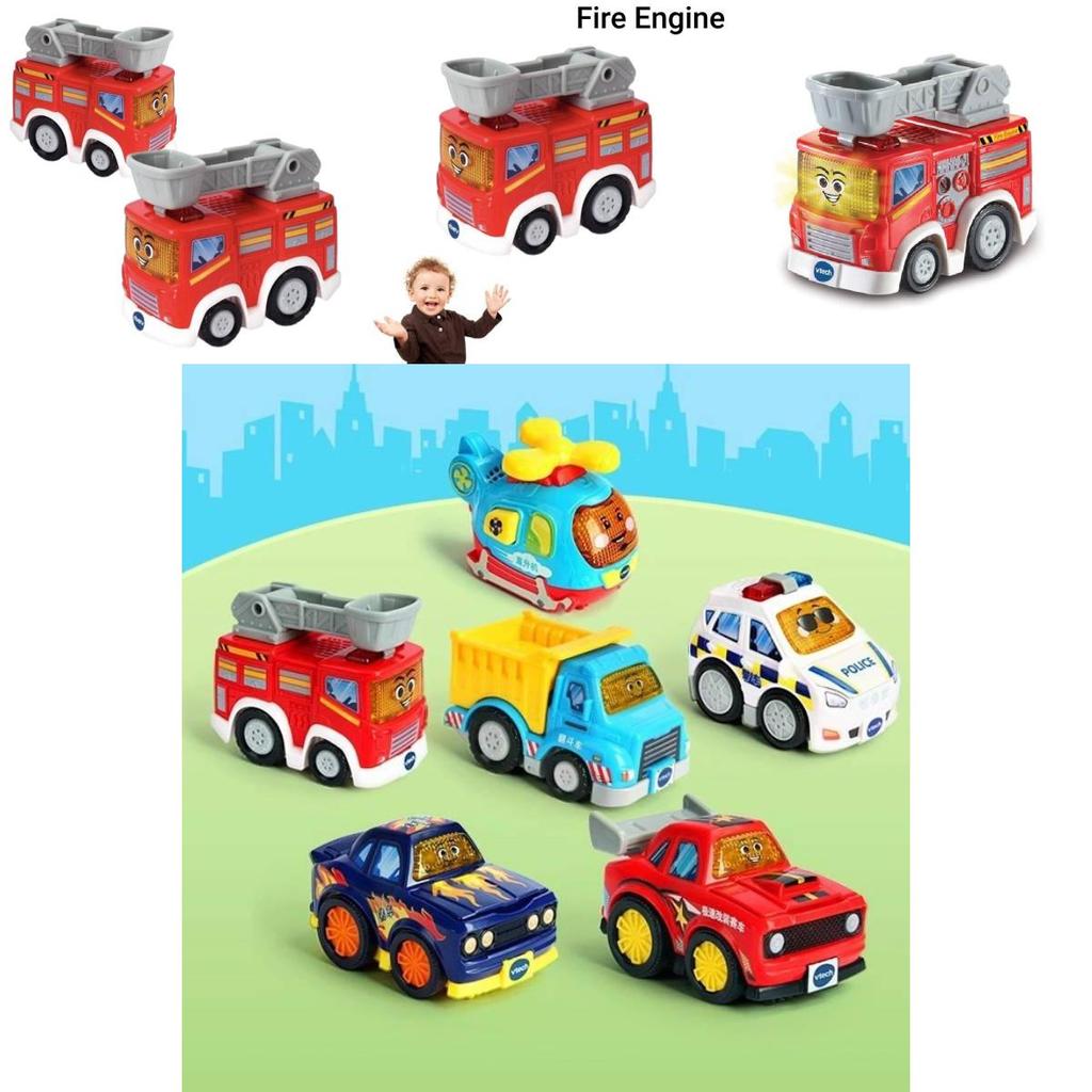 Vtech Amazing Track Car Toy Flashing Lights And Music Durable Plastic Model 1700 Scale 9.5x5.3x7.8cm