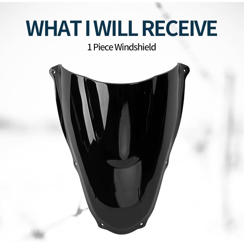 Motorcycle Windshield Windscreen Wind Deflector Front Flyscreen Double Bubble for RS125 2006 2010 2007 2008 2009
