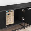 TV Units 2 Pcs Black Oak Look 210 X 35 X 41 Cm