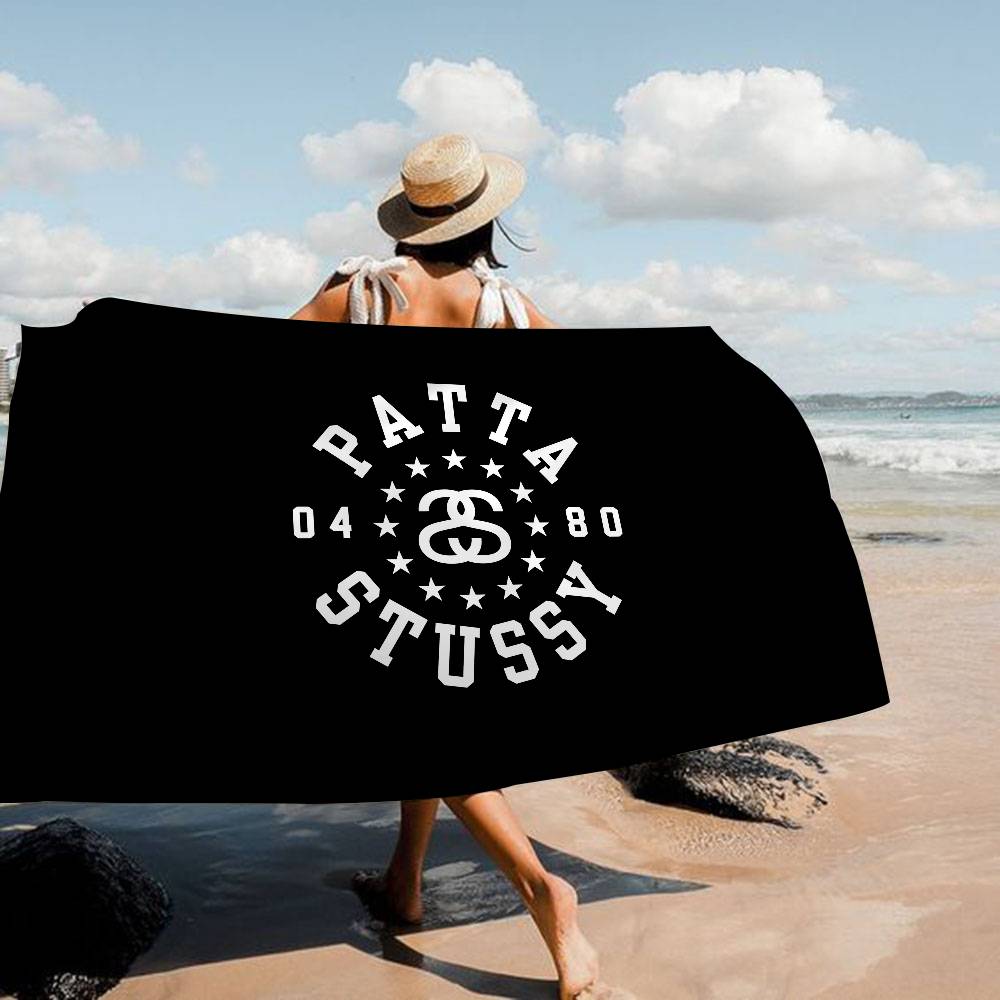 B-Billiard F-Fashion Brand N-Number 8 Microfiber Blanket Beach Towels Oversized Printing Super Absorbent Pool Towel Blanket
