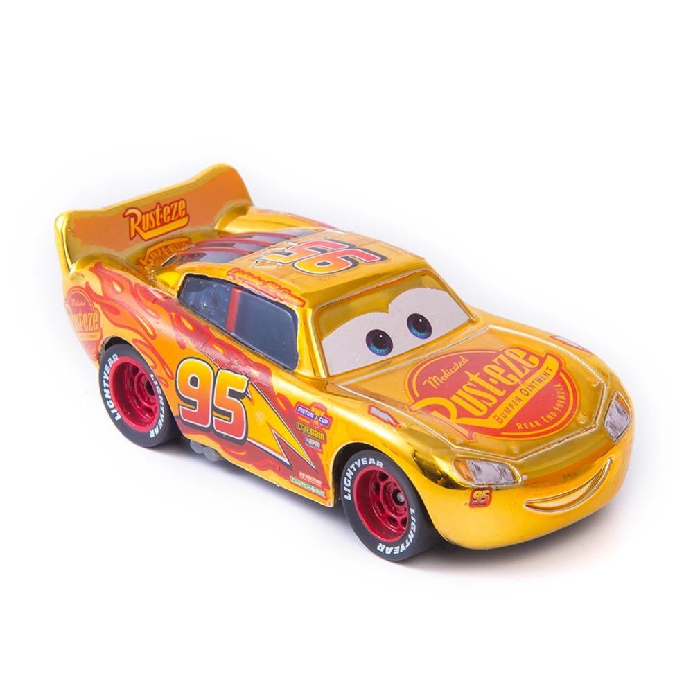 Carros Disney Pixar Carros Relâmpago McQueen Mate Jackson Storm O Rei Mate 1:55 Liga Metálica Modelo de Carro Brinquedo Brinquedos Presentes para Crianças