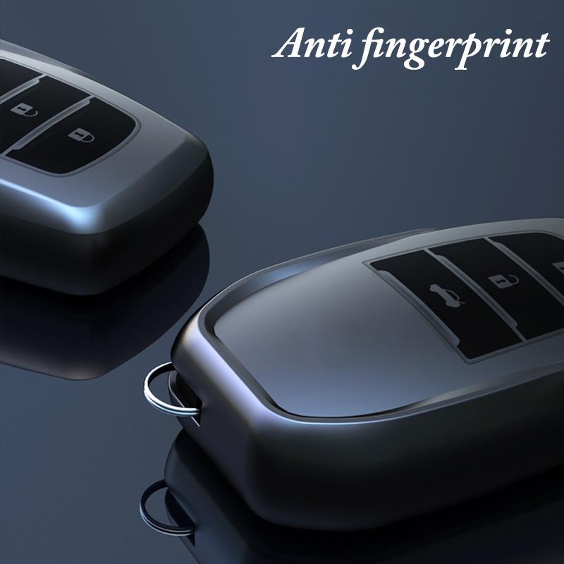 New Car Key Case Cover Shell For Toyota Chr Hilux Fortuner Land Cruiser 200 Camry Corolla Crown Rav4 Highland Keychain