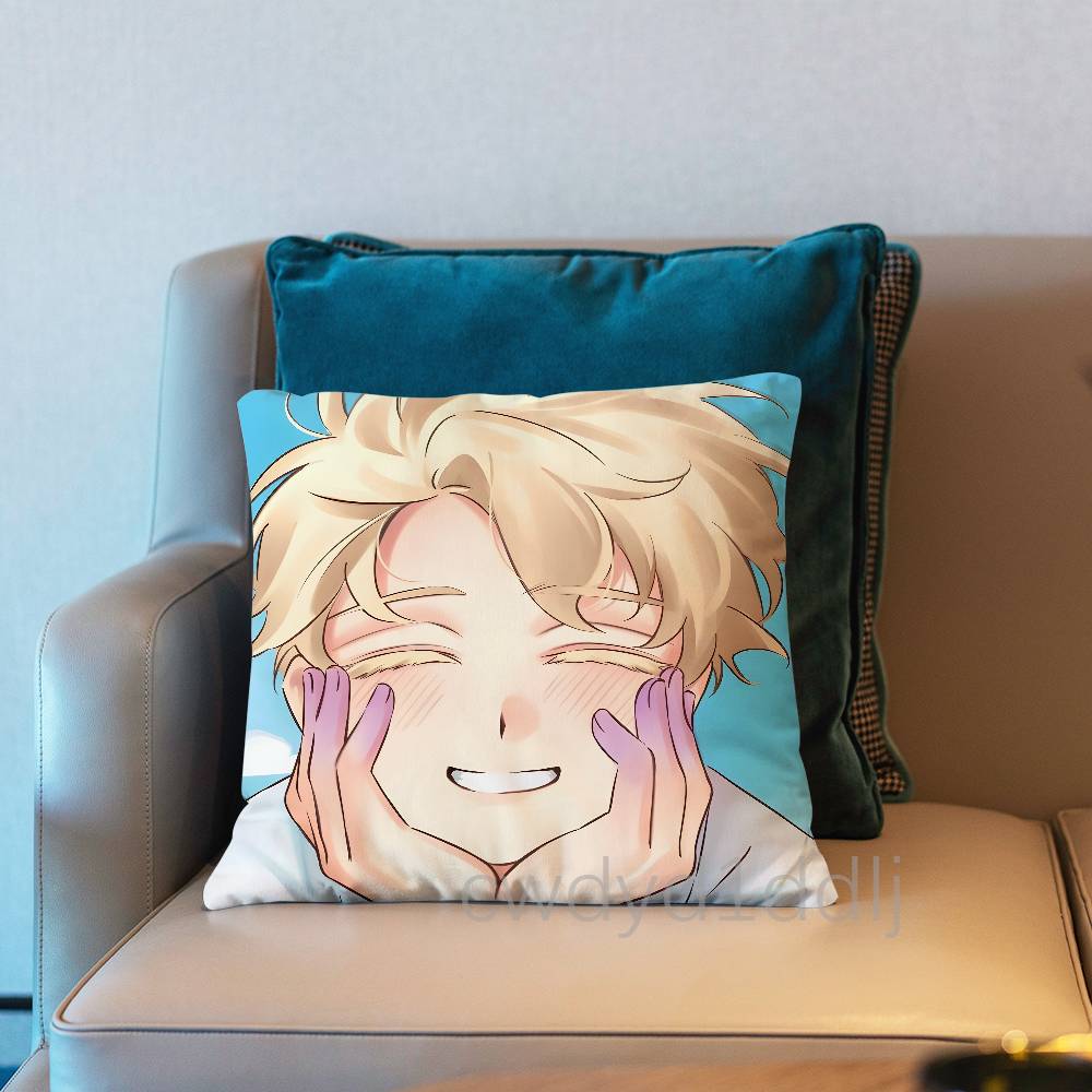 AAlien Stage Luka Pillow Case Short Plush Sofa Decorative Gift Home Doublesided Printing Cushio