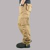 Autumn and Winter Thick Casual Pants Men's Plus Size Overalls Cotton Casual Pants Men