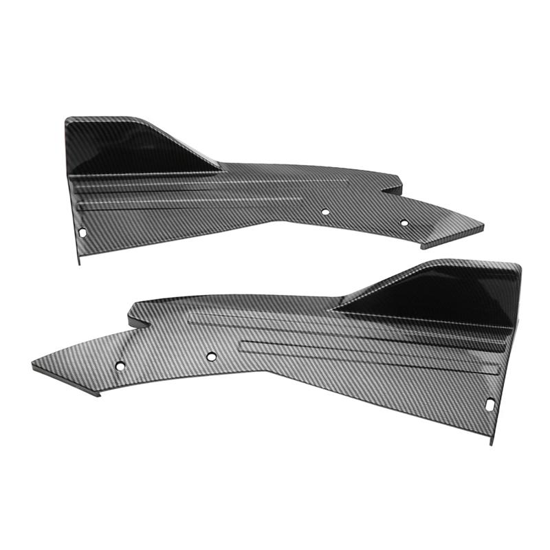 A03Z-48Cm Rear Bumper Protector Canards Splitter Side Skirt Guard Body Kits Cover Sticker Car Tuning Accessories