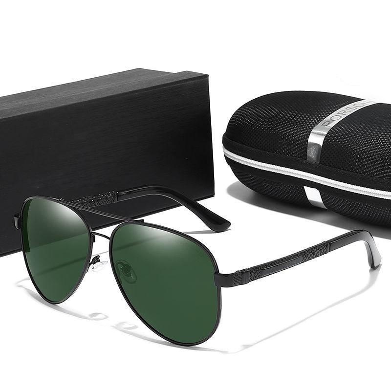 AIHQR1 Car Polarized Sunglasses Silicone Nose Pad Sunglasses For Porsche Cayenne Panamera Macan 911 718 Taycan Boxster Cayman 918 Pajun
