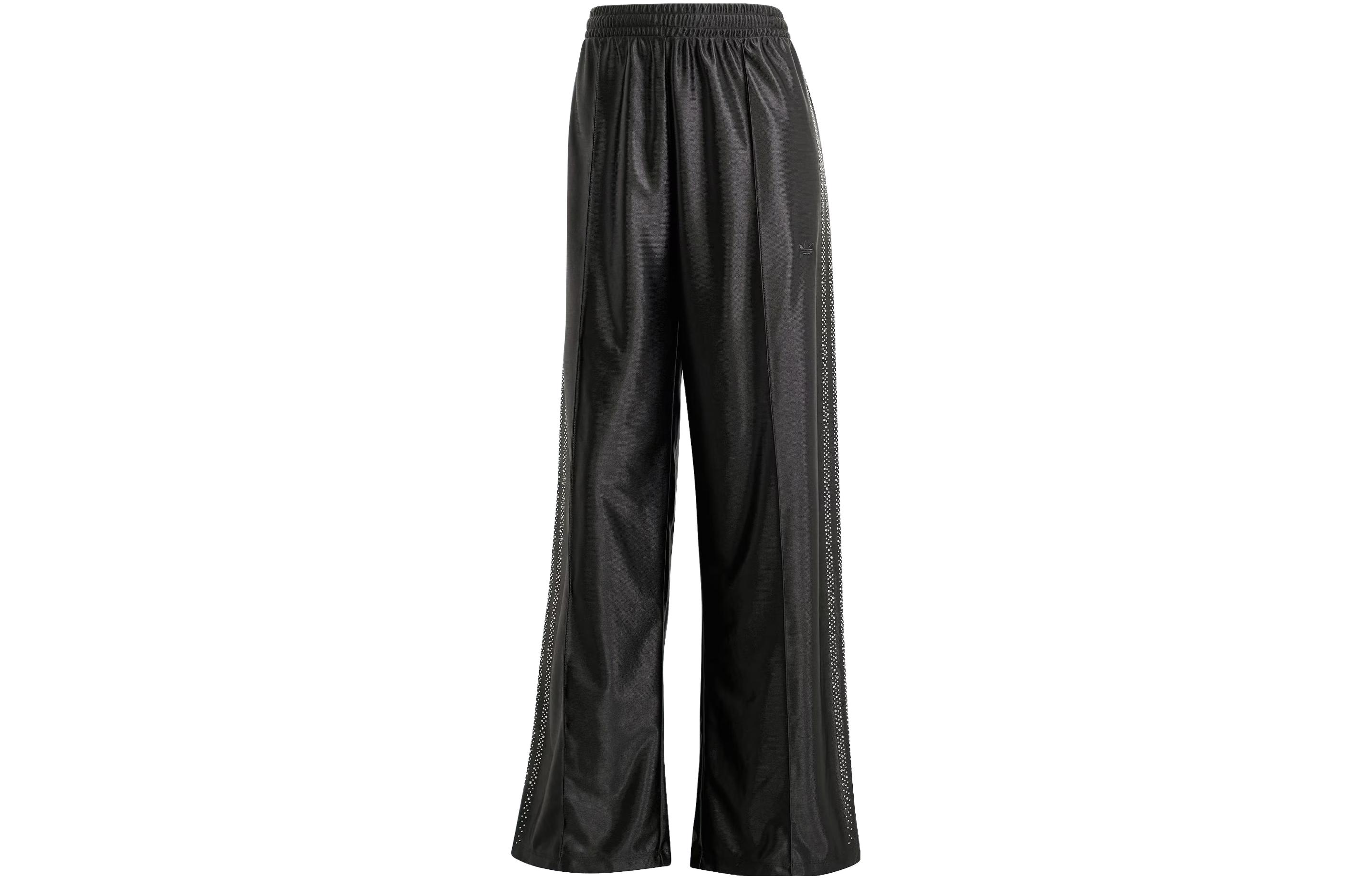 Adidas Originals Embellished 3 Stripes Track Pants Knitted Sweatpants Women s Black IT9705 XS