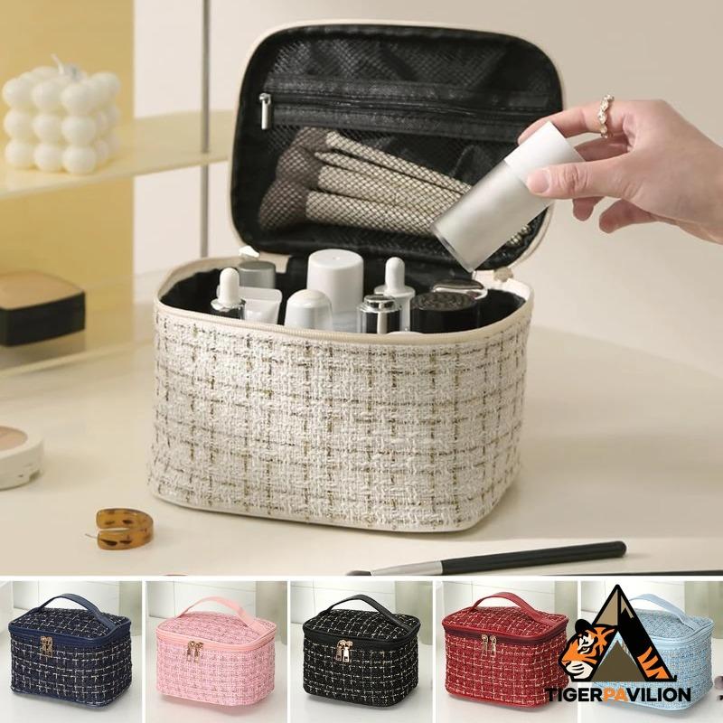 Travel Cosmetic Bag, Cosmetic Organizer Bag, Large Capacity Cosmetic Bag, Portable Travel Cosmetic Bag, beige