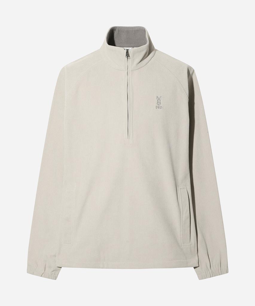 DOD Grainfield Corduroy Half-Zip Anorak (Ivory)