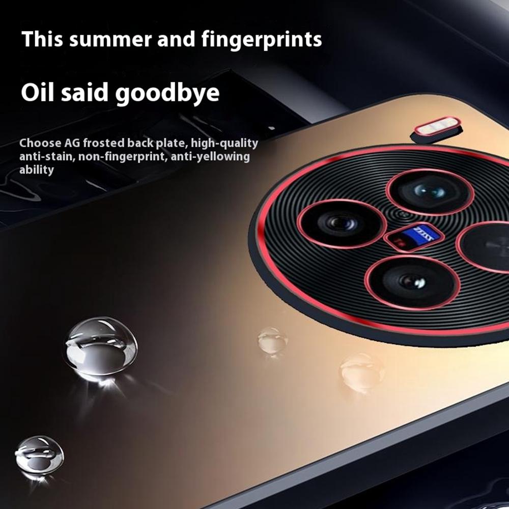 For vivo X200 Ultra 5G Phone Case with Diamond Ring Holder Dual-Color Lens AG Skin-Feel Matte Cover