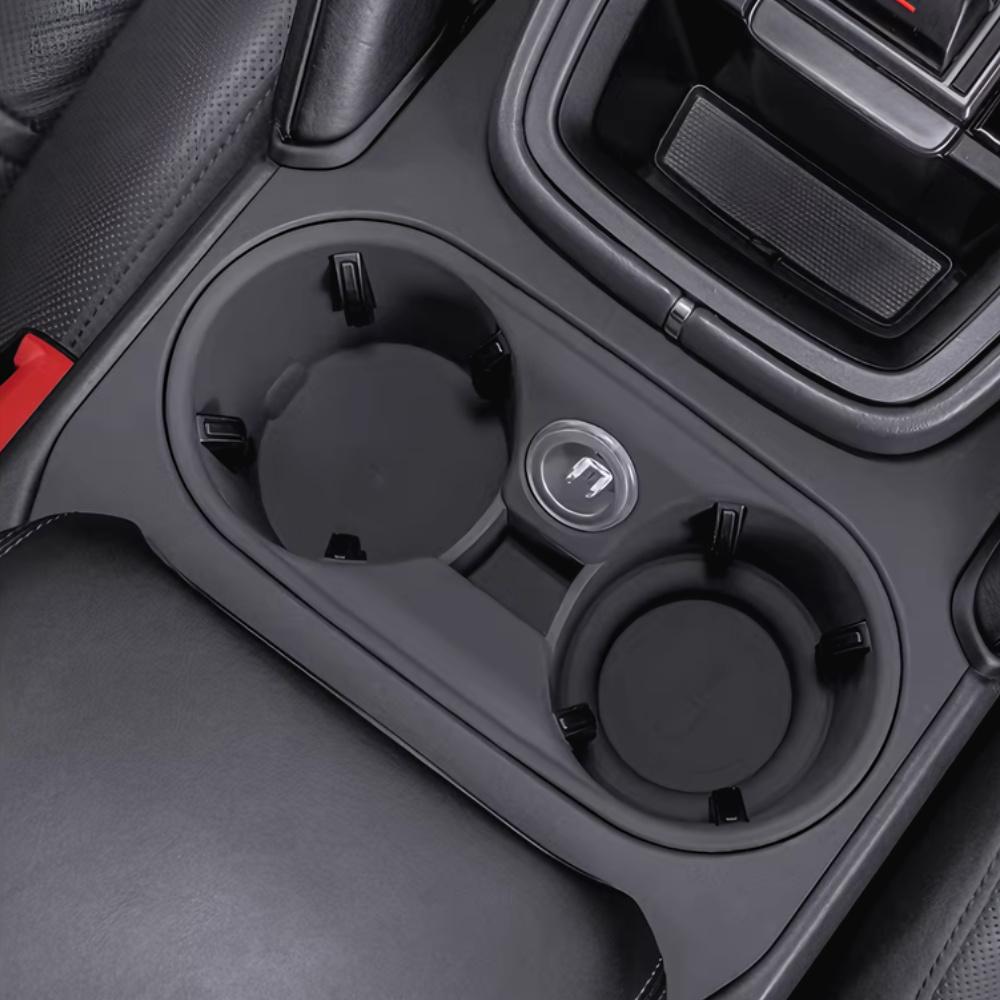 For Porsche Cayenne 2024 2025 Car Center Console Organizer Storage Silicone Cup Holder Box Accessories Modification