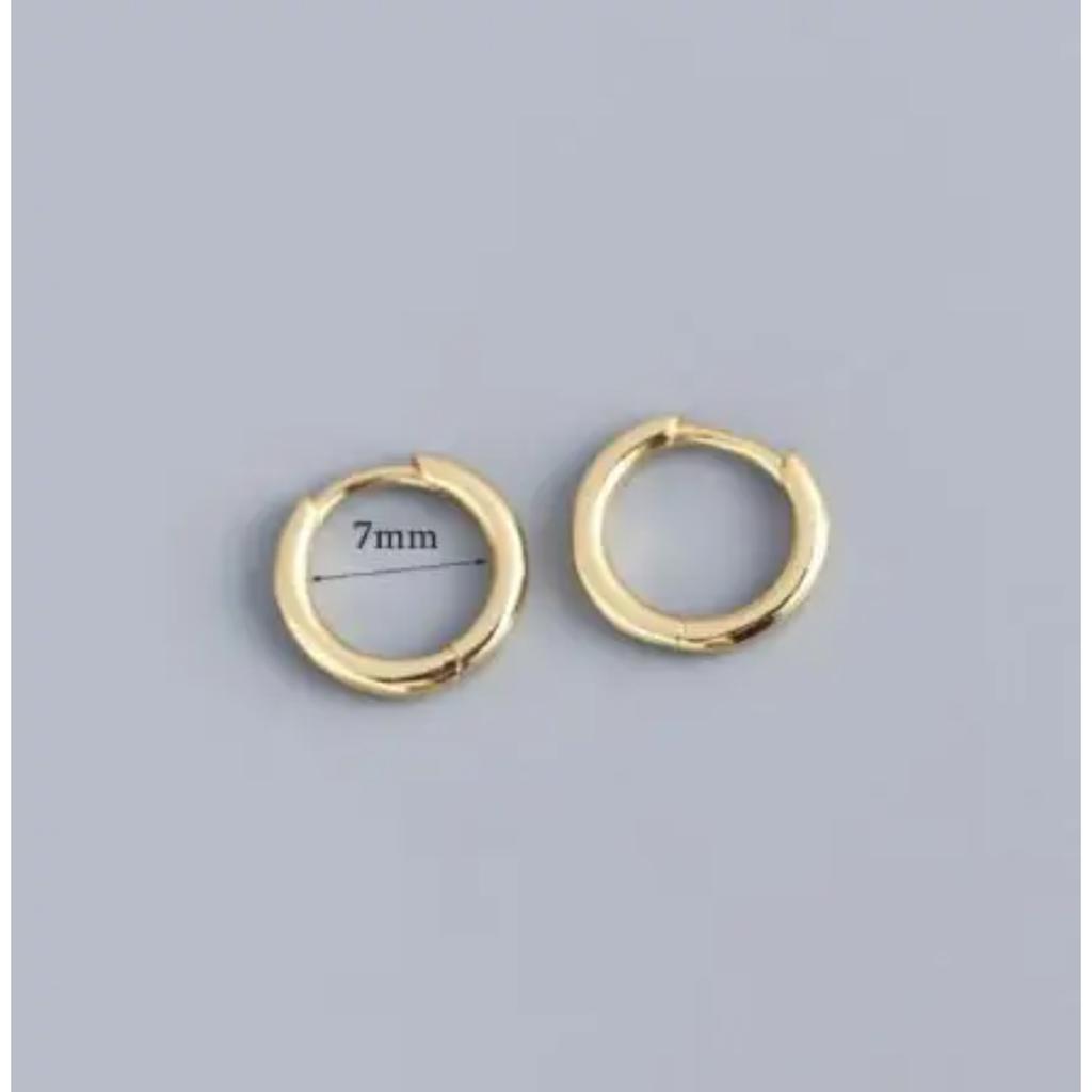 Geometrische Kleine Edelstahl-Creolen für Damen Punk Hip-Hop Ohrringe Trendschmuck