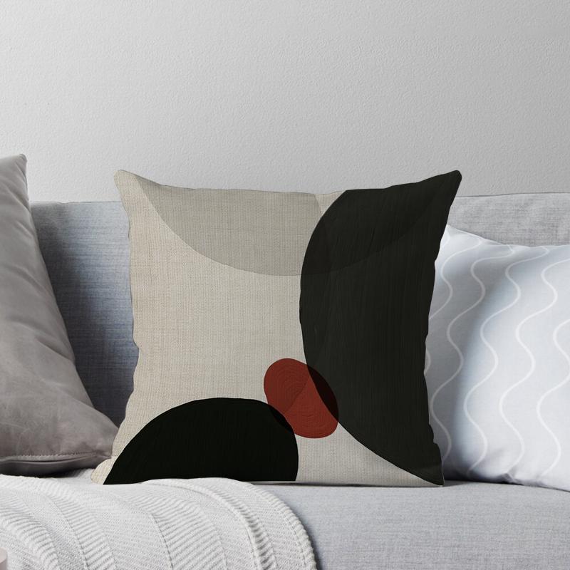 Decorative Home Pillow Case Cushion Covers 45*45 Nordic 40*40 40X40Cm 50X50Cm Irregular Color Block Living Room Boho Geometric