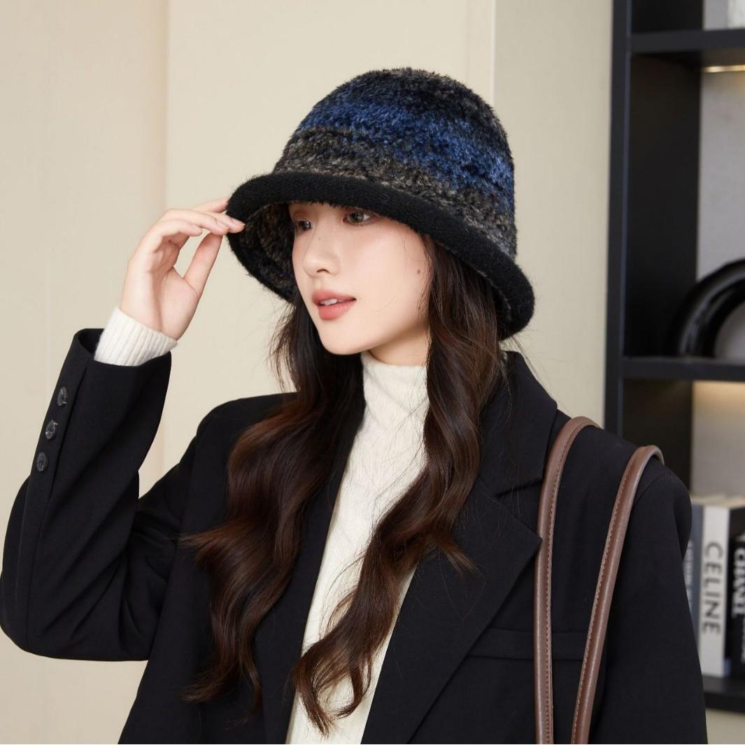 

Осень и Зима Новая Шапка-Ведро Женская Корейская Версия Повседневная Плюшевая Панама Уличная Теплая Шерстяная Шляпа-Котелок Универсальная Плюшевая average size