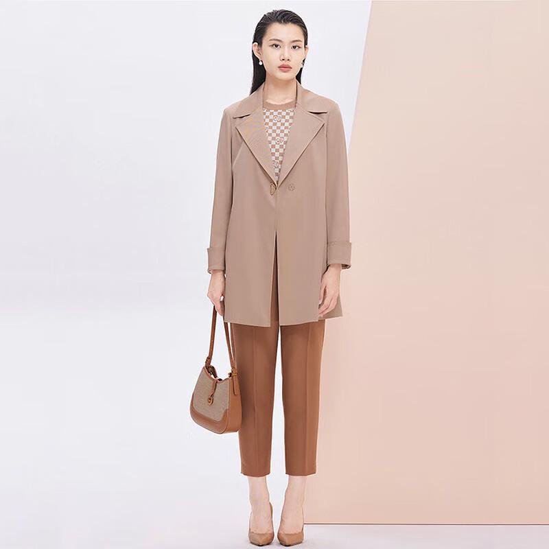 JESSIE Women's Simple Solid Slim Straight Leg Cropped Pants