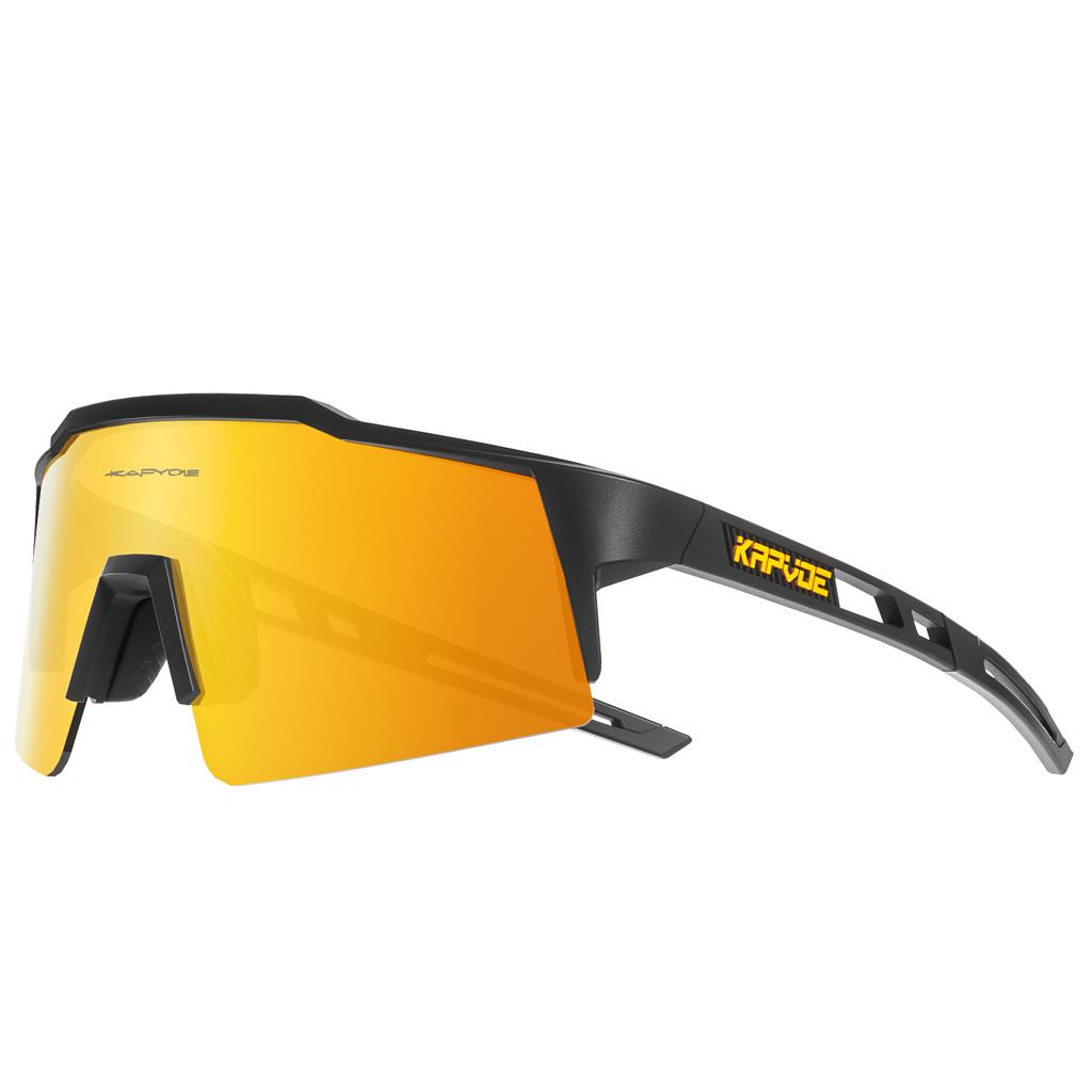 Kapvoe 4lens Cycling Glasses Sunglasses Cycling Goggles Outdoor UV400 Sports Protection MTB Road Mountain Bicycle Drive 4lens