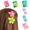 Flower Barrettes Babies Hair Clip Hair Barrette Hair Accessories Girl Headwear Acrylic Material Hair Pins for Children