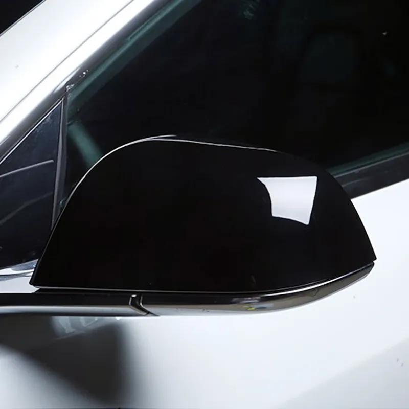 For Tesla Model 3 Exterior Rearview Mirror Protector Shell Cover Side Mirror Trim ABS Auto Accessories