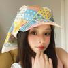 Rural Style Headscarf Baseball Hat Lace Triangle Headscarf Hat Scarf Peaked Cap  Summer Outing