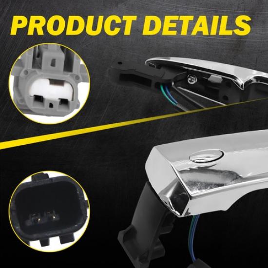 Front Right Passenger Side Door Handle For Nissan 2013-2018 Sentra S, SL, SR, SV