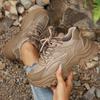 Fashion Retro Khaki Chunky Platform Sneakers Women 2025 Autumn Thick Bottom Breathable Mesh Sports Shoes Non Slip Woman's Hiking Shoes