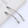 Electroplating Art Arc Shape Solid Doorknob Bedroom Furniture Drawer Handles Cabinet Door Handle