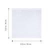 Basics White Cotton Square Towel 100% Cotton Face Towel 30 X 30cm, Soft Small Towel Handkerchief for Hand, Kitchen and Cleaning