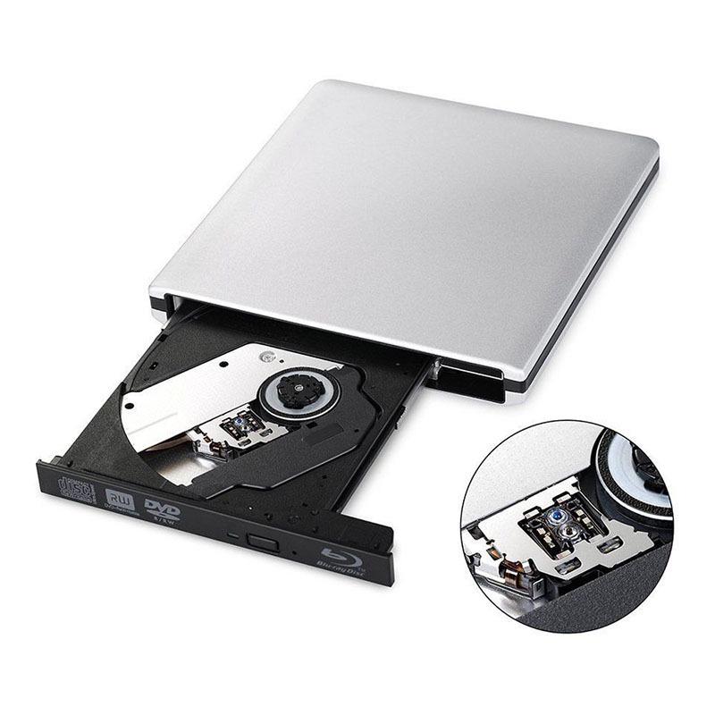 Aluminum Alloy High-Speed 4K Blu-ray Combo Optical Drive for Notebook & Desktop PC