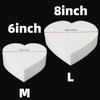 4/6/8 palcová polystyrenová pěna ve tvaru srdce, manekýn pro cukrářství, párty, DIY, cvičný model, pěnová forma na dort, kuchyňské doplňky, dekorace